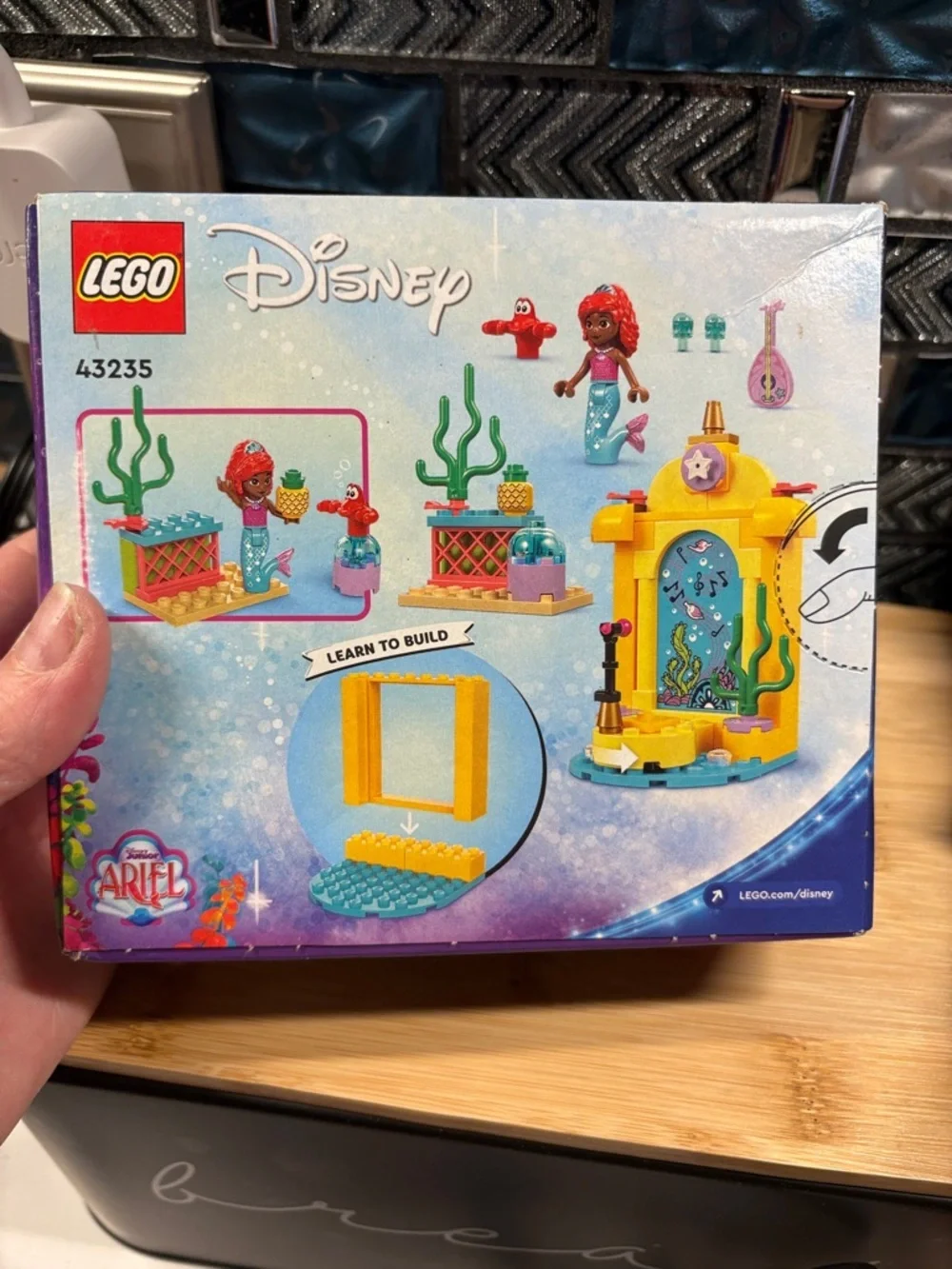 Lego Disney Ariel Music Stage Playset - Blue, Yellow, Pink